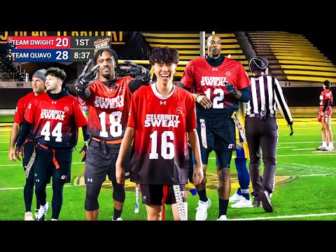 Team Ray VS Team Quavo Celebrity Flag Football Game! 🏈