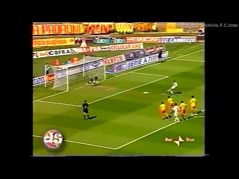 2003-04 (32^ - 02-05-2004) Lecce-INTER 2-1 [Adriano(R),Tonetto,Bovo] Servizio D.S.Rai2