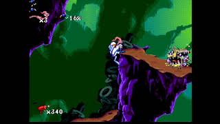 'Earthworm Jim' Game Capture from Evercade (Interplay Collection 1 Cartridge)