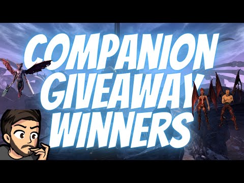 Neverwinter Companion GIVEAWAY Winners!