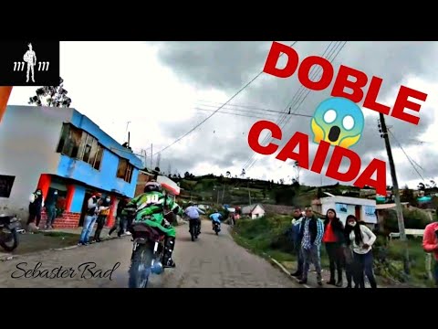 🏁CAIDA en Categoría 100c.c ÉLITE. Valida Departamental promocional.🔥VELOARENA COLOMBIA 2020.
