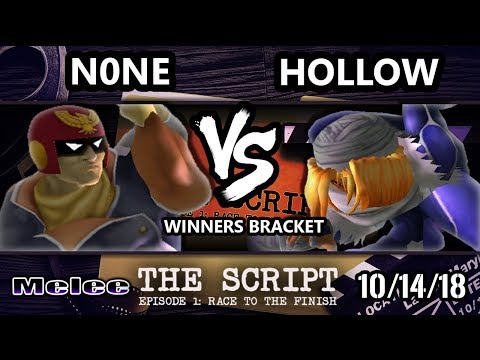 The Script - ALG | n0ne (Captain Falcon) Vs. Hollow (Sheik) - Smash Melee Winners Top 64