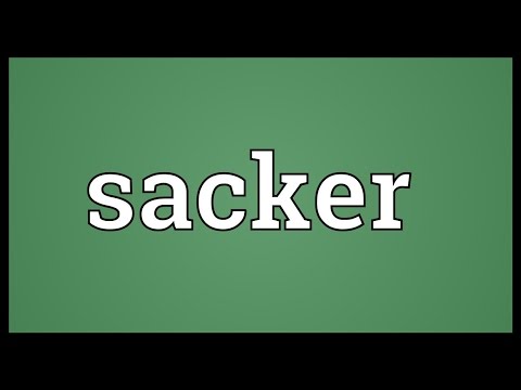 Sacker Meaning