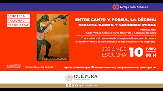 ENTRE CANTO Y POESÍA, LA DÉCIMA: VIOLETA PARRA Y SOCORRO PEREA