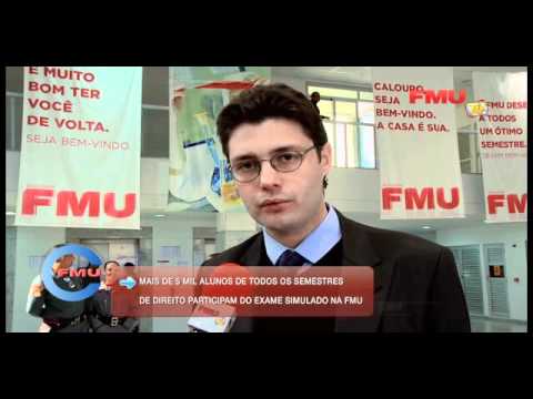 Mais de 5 mil alunos de todos os semestres de Direito participam do Exame simulado na FMU