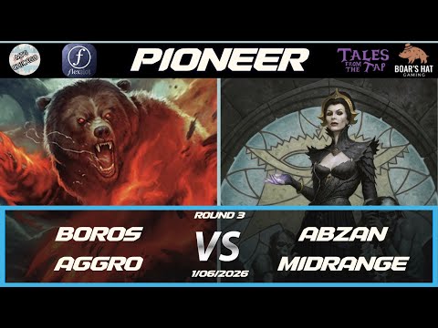 Boros Aggro VS Abzan Midrange   [MTG Pioneer Round 3]