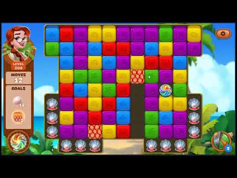 Lost Island Blast Adventure Level 208 - NO BOOSTERS 🏝️ | SKILLGAMING ✔️