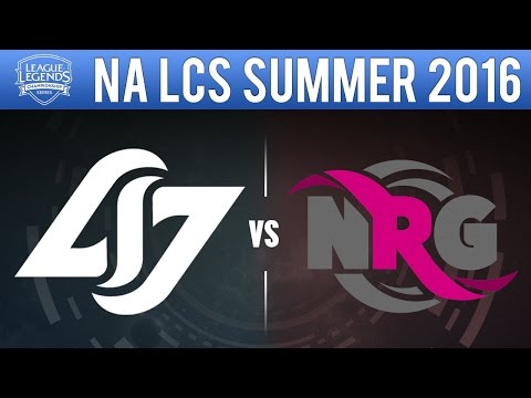 Counter Logic Gaming vs NRG Esports - Full Game NA LCS Summer 2016