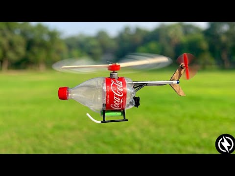 HOW TO MAKE FLYING HELICOPTER USING PLASTIC BOTTLES | DIY HELICOPTER