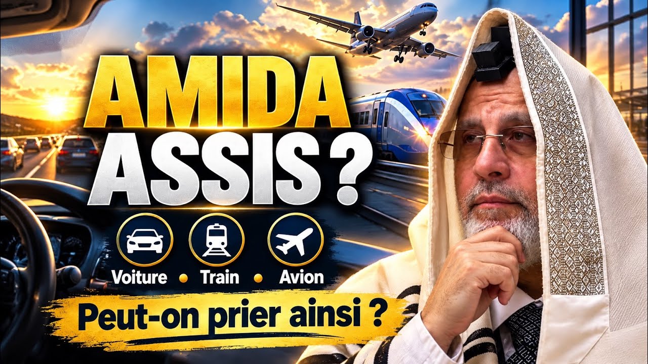 Peut-on faire la Amida assis ? 🚗🚆✈️ | La Halakha en voyage