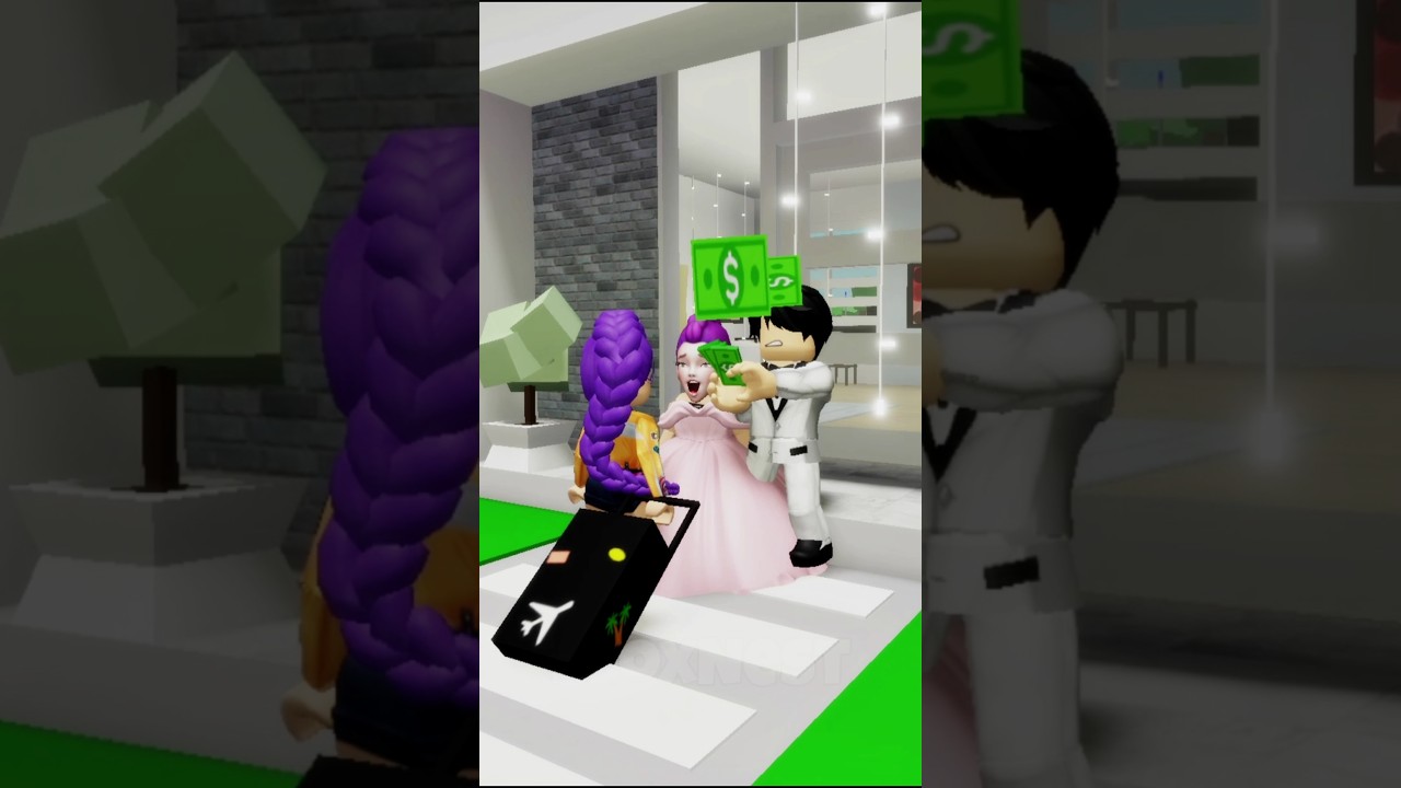 Jinu kicked Rumi out during her pregnancy 😢 #roblox #kpop #brookhaven