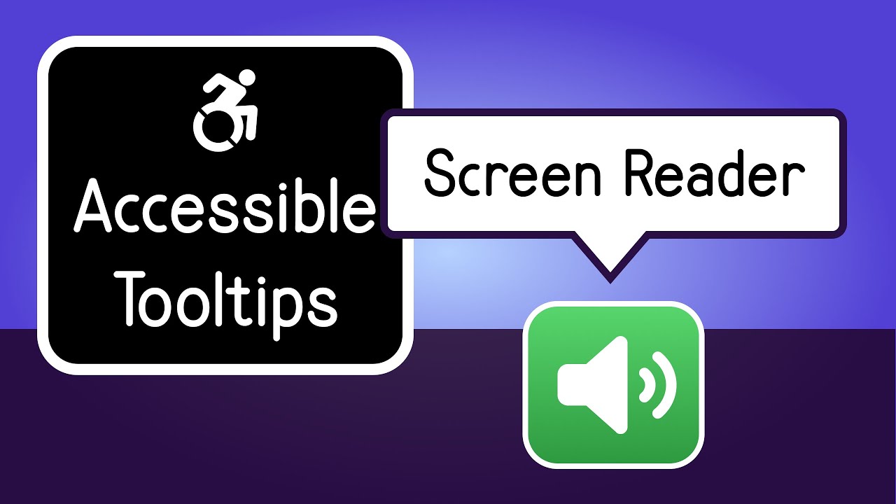 How to Make Tooltips Accessible - UX Accessibility