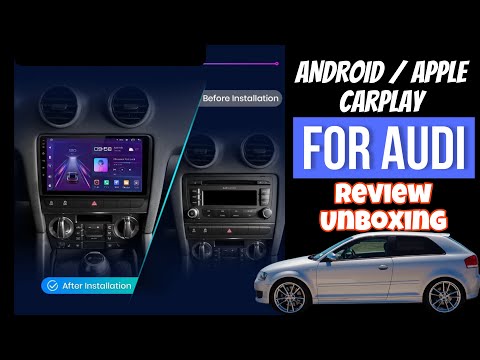 Audi A3 8P | Carplay Android | Unboxing + Review | Einbau Rückfahrkamera | Rearview Camera A4 A5 A6