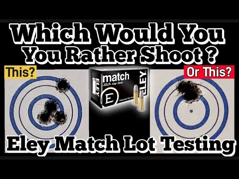 Lot Testing The CZ457 LILJA with Eley Match / Team