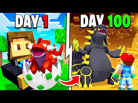 I SPENT 100 DAYS In LEGENDARY ONLY PIXELMON! (FULL MOVIE)