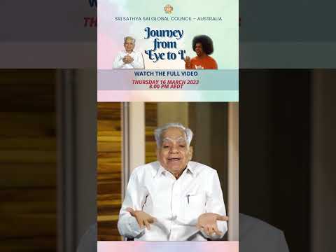 Journey from 'Eye to I' | #satsang #snippet #shorts #promo