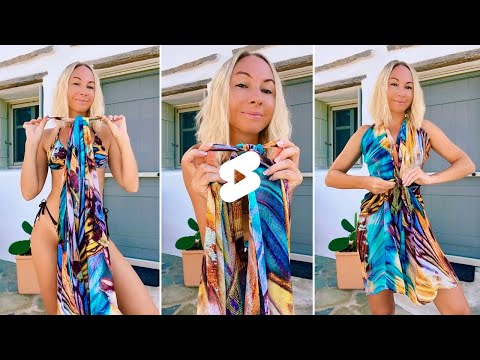 HOW TO TIE YOUR SARONG I Fashion Ideas For Women #shorts
