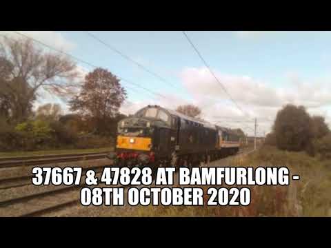 37667 & 47828 at Bamfurlong   08th October 2020