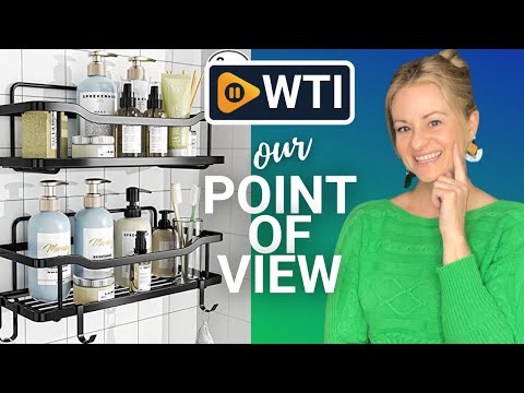 OMAIRA Adhesive Shower Caddy Shelves - WTI product video review