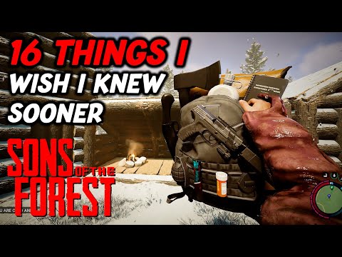 Sons of The Forest 16 Things I WISH I Knew Sooner | Crucial Survival Tips & Tricks