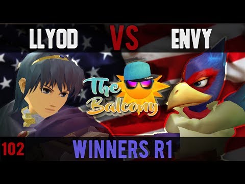 Melee @ the Balcony 102 - Winners R1 ft. Envy (Falco) VS Llyod (Marth)