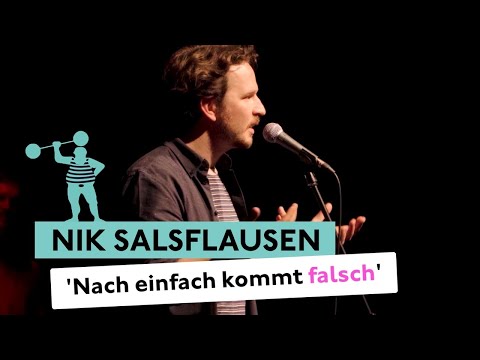 Nik Salsflausen - Nach einfach kommt falsch | Poetry Slam TV