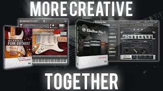 Video thumbnail for Using NI Scarbee Funk Guitarist & Guitar Rig 5 to create AMAZING guitar STEMS by JD Musiq