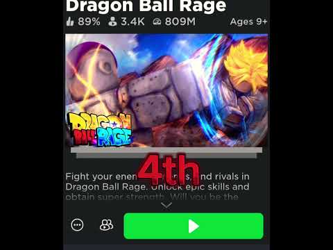 🔥Top 5 dragon ball games on roblox!🔥 #goku #dragonballz #roblox #edit