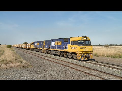 5MP2 Pacific National Steel Train (1/4/2021) - PoathTV Australian Railways