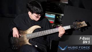 Video thumbnail for [MusicForce] F-Bass BN5 Bass Demo by Bassist "유병현" (Byunghyun Yoo) by Music Force Official