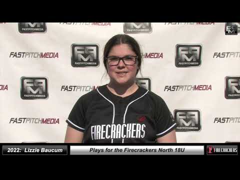 2022 Lizzie Baucum Pitcher and First Base Softball Skills Video - Firecrackers North