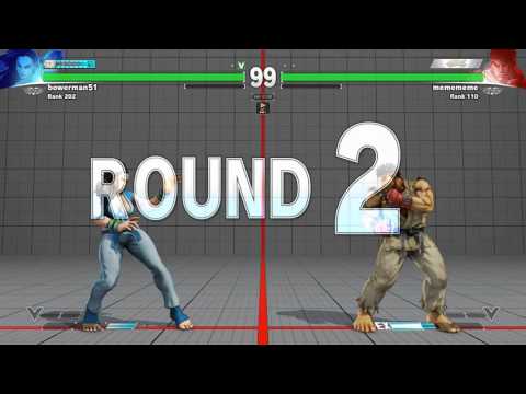 SFV~ Ryu (MCZ Daigo Umehara) vs. Laura (bowerman51) HD 2