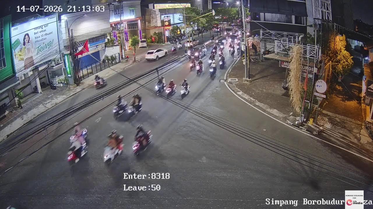 Live webcam view of Simpang Borobudur Traffic Watch