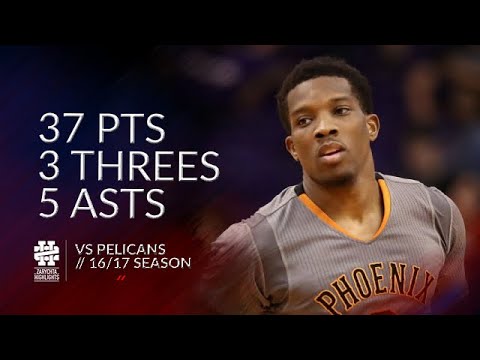 Eric Bledsoe 37 pts 3 threes 5 asts vs Pelicans 16/17 season
