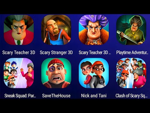 Scary Teacher 3D Chapter 1, Scary Stranger, Scary Teacher Stone Age Chapter 1,Nick & Tanii Pranks