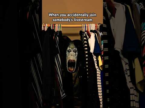 I DIDN’T MEAN TO!!! 😬 #livestream #horror #scary