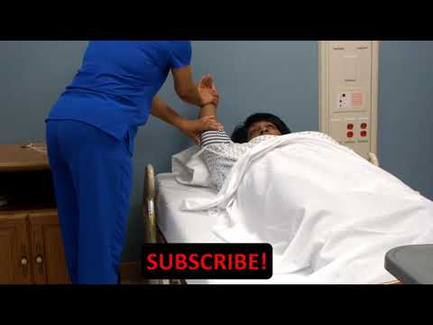 (2022) PERFORMS MODIFIED PASSIVE RANGE OF MOTION FOR ONE SHOULDER