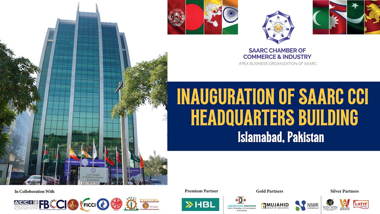 Inauguration of #SAARC CCI Permanent Headquarters Building in #Islamabad