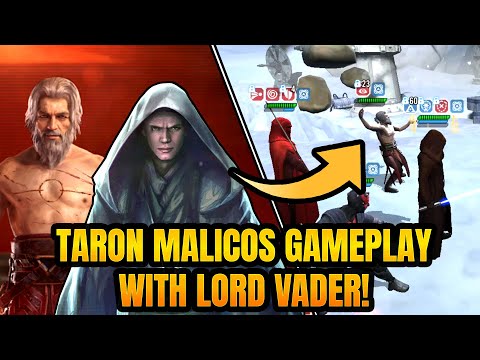 Malicos Gameplay With Lord Vader + My Initial Thoughts! LV w/ Malicos Great in GAC? Galaxy of Heroes