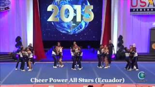 Cheer Power All Stars (Ecuador) [2015 International Open Coed 5 Finals]