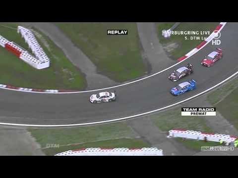 2010 DTM Nurburgring Alexandre Premat crash 720p