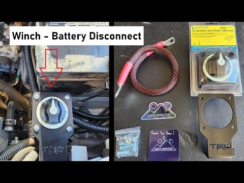 WINCH Battery Disconnect Switch - Toyota Tacoma - Lambtek Innovations