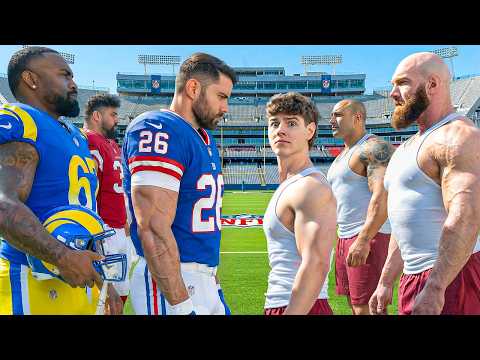 NFL Players vs. Pro Bodybuilders (Who's Stronger?)