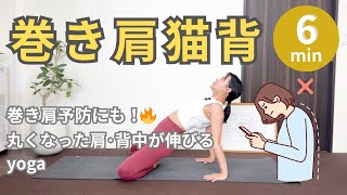 【巻き肩猫背】を徹底改善！座ったまま上半身スッキリ楽になるヨガ