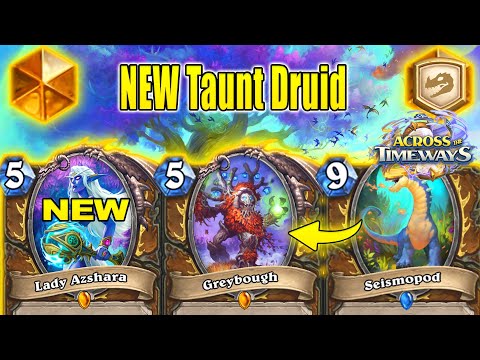 This NEW Taunt Druid Deck Is A True Meta Breaker In Standard At Across the Timeways | Hearthstone