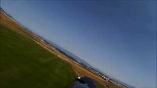 preview picture of video 'R2 Hobbies Raptor 2000 RC Glider, blowing up a motor above Kalispell, Montana'