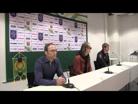 Presskonferens efter GAIS-Östersunds FK