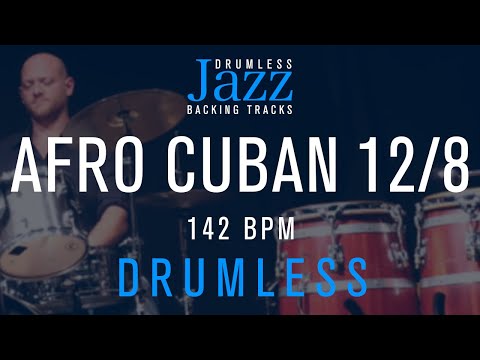Afro-Cuban 12/8 Jazz Drumless Backing Track | 142 Bpm | Afro Blue Changes