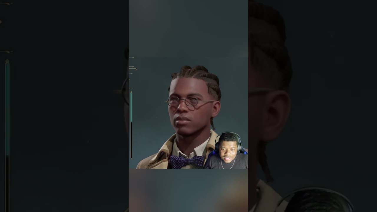 BEST CUSTOMIZATION FOR BLACK HAIR I'VE SEEN! Hogwarts Legacy | #shorts #gaming #stream #hogwarts