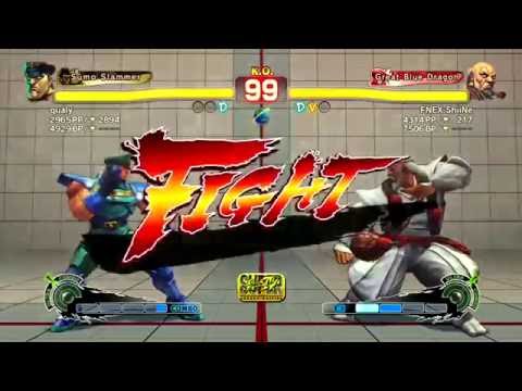 SSF4 AE: qualy [Noah] (M.Bison) VS FNEX ShiiNe (Gouken) - GRAND FINAL *laggy*  *audio swapped *